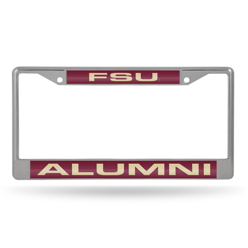 Florida State Seminoles Chrome Laser License Plate Frame