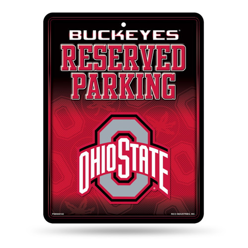Ohio State Buckeyes Metal Parking Sign