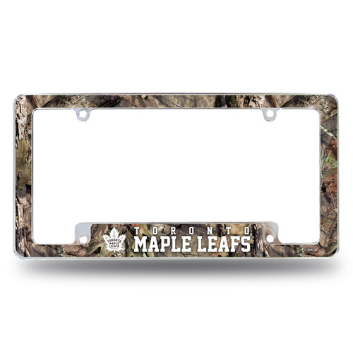 Toronto Maple Leafs Mossy Oak Camo Chrome License Plate Frame