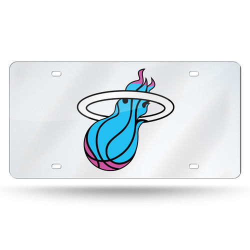 Miami Heat Vice Ball Laser Cut License Plate