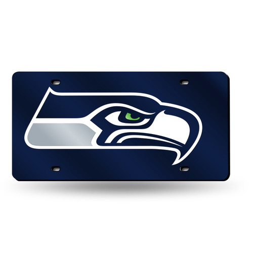 Seattle Seahawks Laser Cut License Plate
