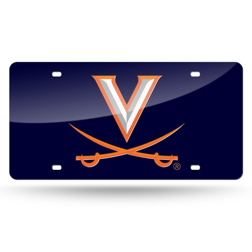 Virginia Cavaliers Color Laser Cut License Plate