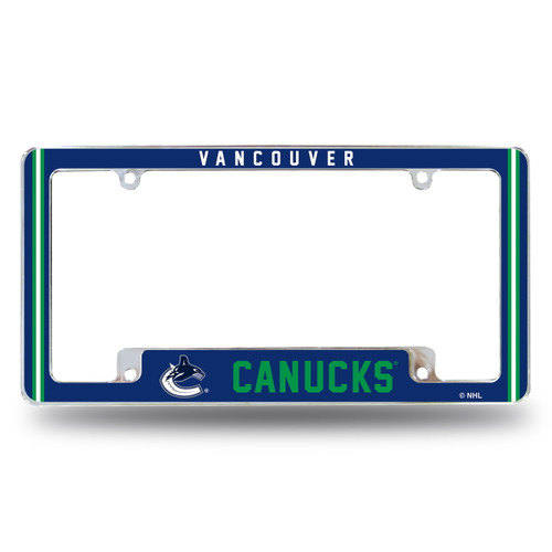 Vancouver Canucks Alternate Chrome License Plate Frame
