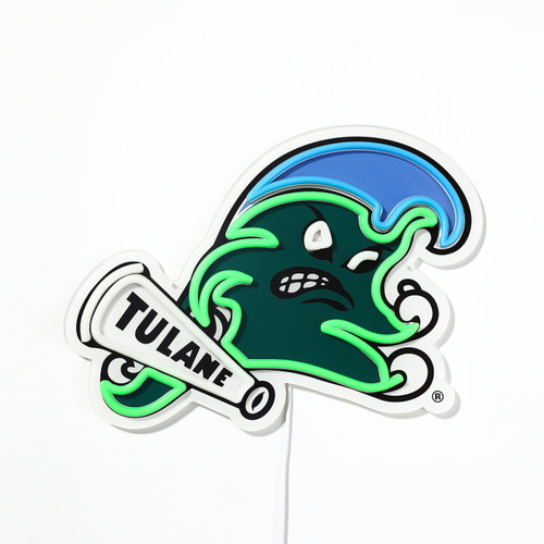 Tulane Green Wave LED Neon Sign
