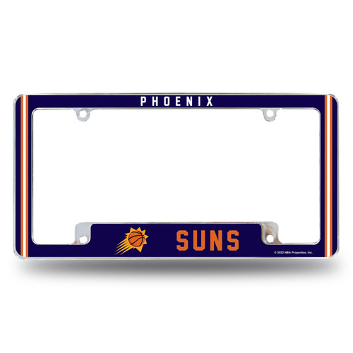 Phoenix Suns Alternate Chrome License Plate Frame