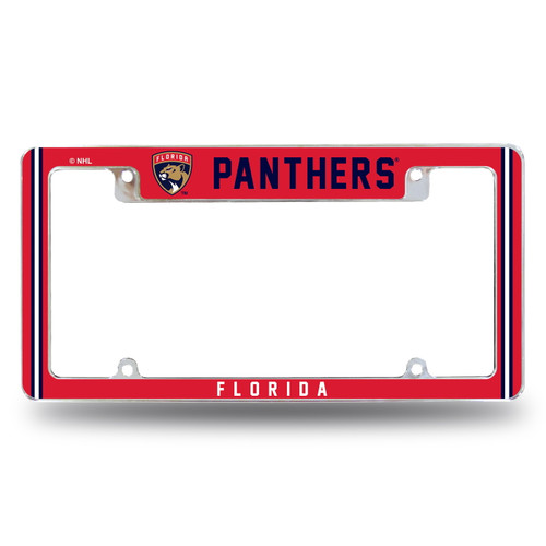 Florida Panthers Alternate Chrome License Plate Frame