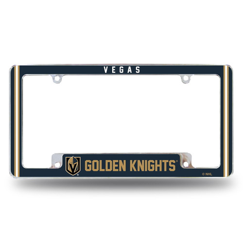 Vegas Golden Knights Alternate Chrome License Plate Frame