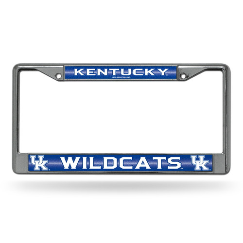 Kentucky Wildcats Bling Chrome License Plate Frame