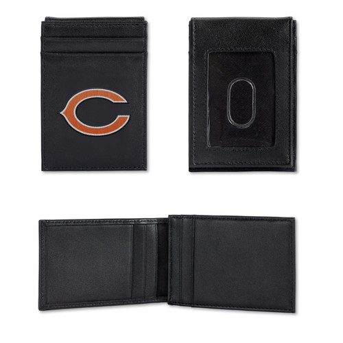 Chicago Bears Embroidered Front Pocket Wallet