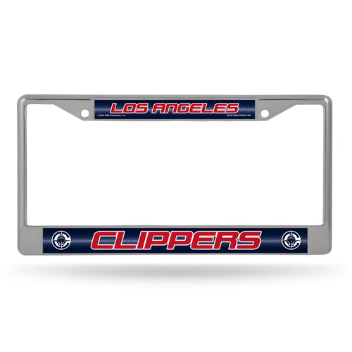 Los Angeles Clippers Bling Chrome License Plate Frame