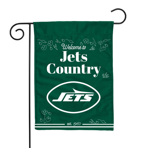 New York Jets Double Sided Garden Flag