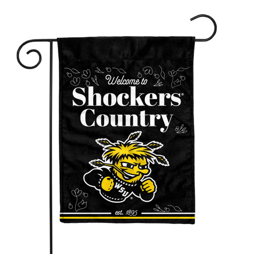 Wichita State Shockers Double Sided Garden Flag