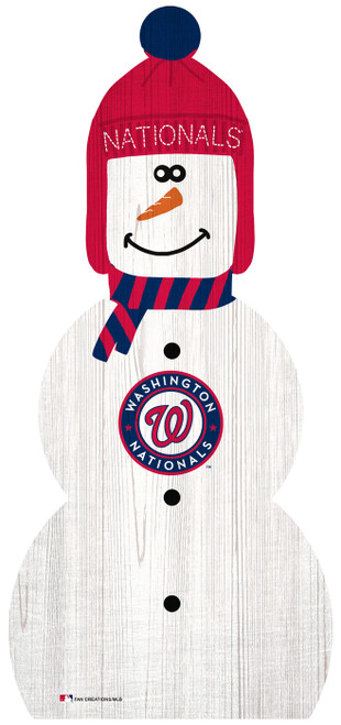 Washington Nationals 31" Snowman Leaner