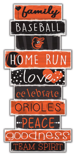 Baltimore Orioles Celebrations Stack Sign