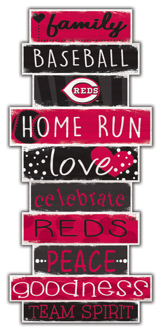 Cincinnati Reds Celebrations Stack Sign