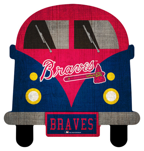 Atlanta Braves Team Bus Sign