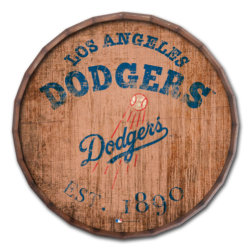 Los Angeles Dodgers Established Date 24" Barrel Top