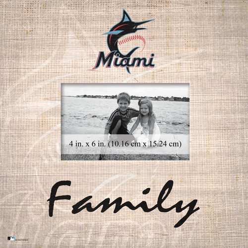 Miami Marlins Family Picture Frame