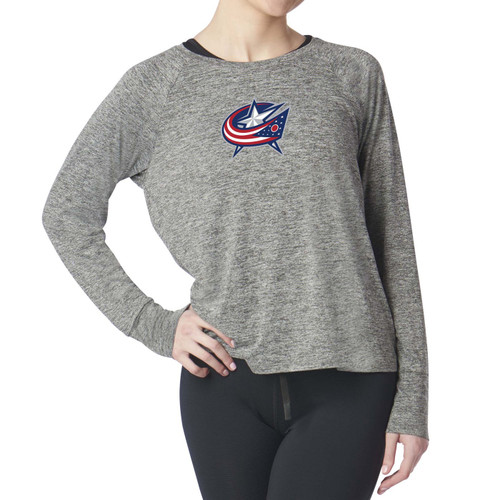 Columbus Blue Jackets Women's Kadi Raglan Long Sleeve Shirt