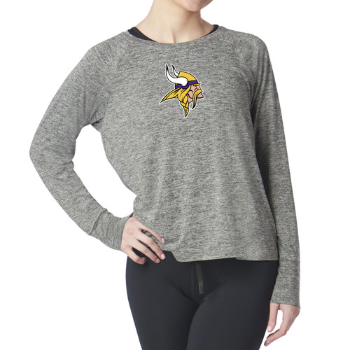 Minnesota Vikings Women's Kadi Raglan Long Sleeve Shirt