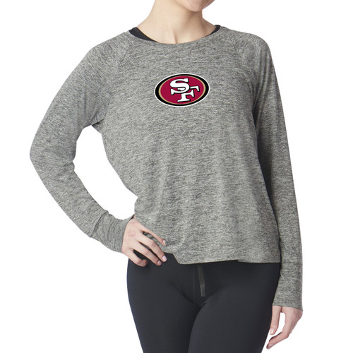 San Francisco 49ers Women's Kadi Raglan Long Sleeve Shirt