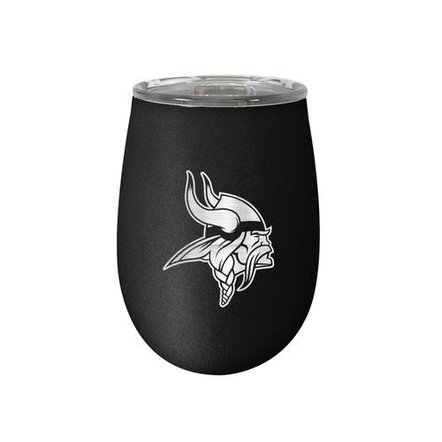 Minnesota Vikings 10 oz. Stealth Blush Wine Tumbler