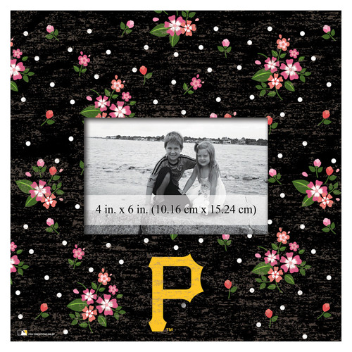 Pittsburgh Pirates Floral 10" x 10" Picture Frame