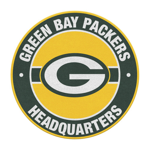 Green Bay Packers Round Headquarters Rug
