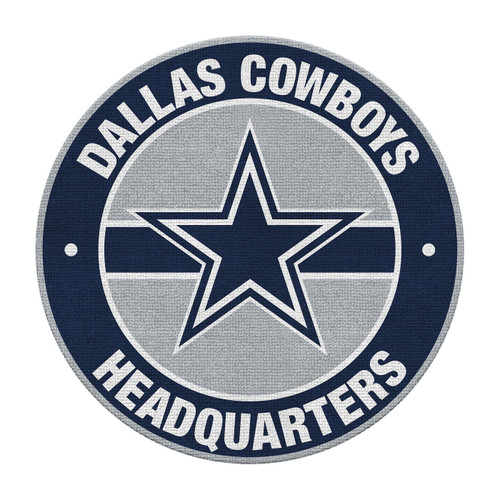 Dallas Cowboys Round Headquarters Rug