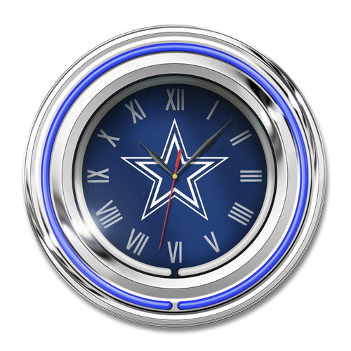 Dallas Cowboys 15" Neon Clock