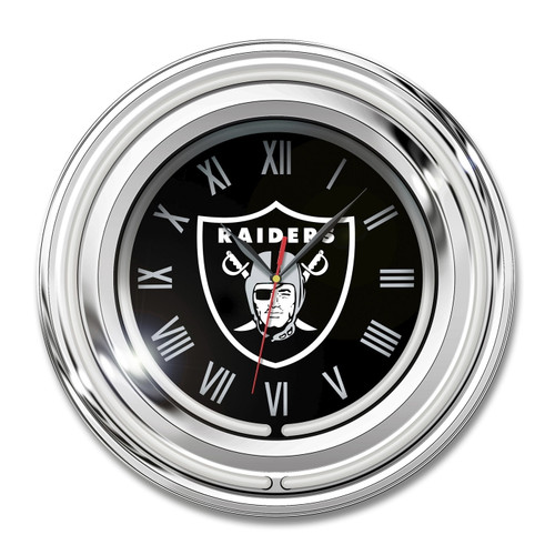 Las Vegas Raiders 15" Neon Clock