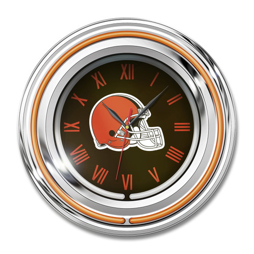 Cleveland Browns 15" Neon Clock