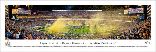 Denver Broncos 2016 Super Bowl Panorama