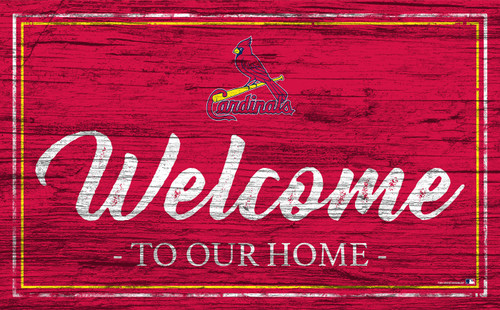 St. Louis Cardinals 12 Team Color Flag Circle Sign