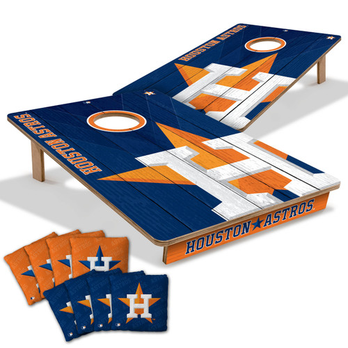 Houston Astros 2' x 3' All-Wood Cornhole Set