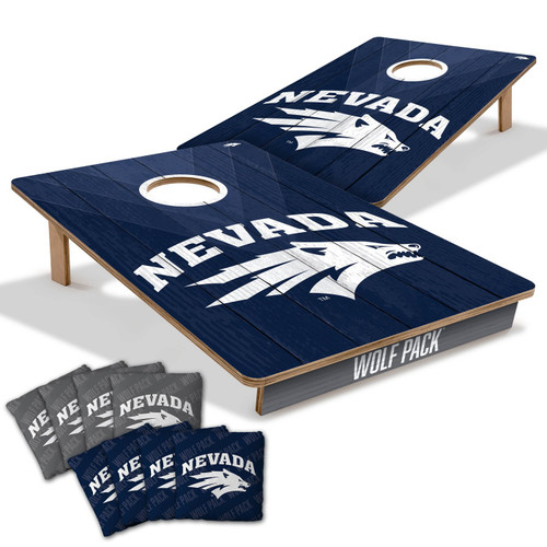 Nevada Wolf Pack 2' x 3' All-Wood Cornhole Set
