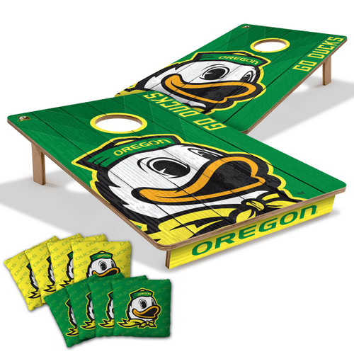 Oregon Ducks 2' x 3' All-Wood Cornhole Set