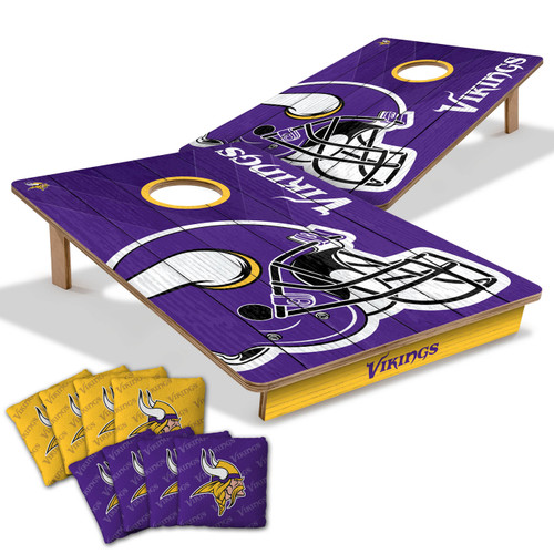 Minnesota Vikings 2' x 3' All-Wood Cornhole Set