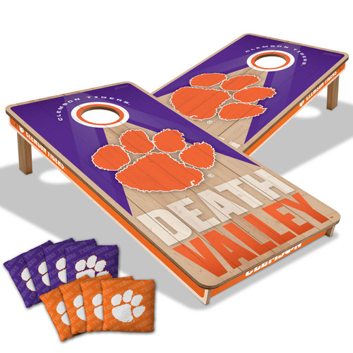 Clemson Tigers 2x4 Slogan Series Cornhole