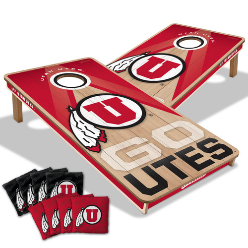 Utah Utes 2x4 Slogan Series Cornhole