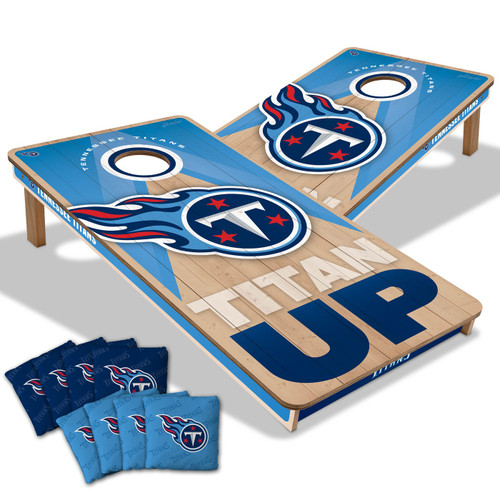 Tennessee Titans 2x4 Slogan Series Cornhole