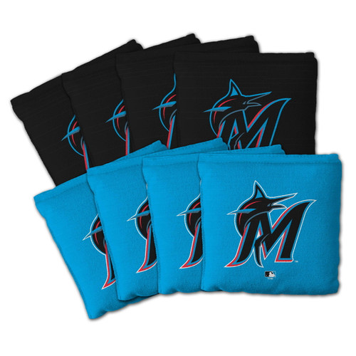 Miami Marlins Cornhole Bags - 8 Pack