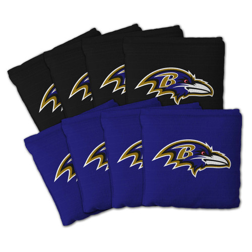 Baltimore Ravens Cornhole Bags - 8 Pack