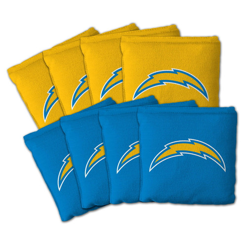 Los Angeles Chargers Cornhole Bags - 8 Pack