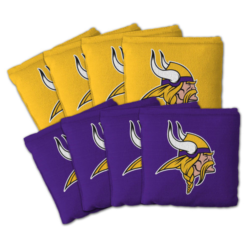 Minnesota Vikings Cornhole Bags - 8 Pack