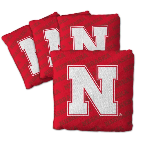 Nebraska Cornhuskers Red Cornhole Bags - 4 Pack