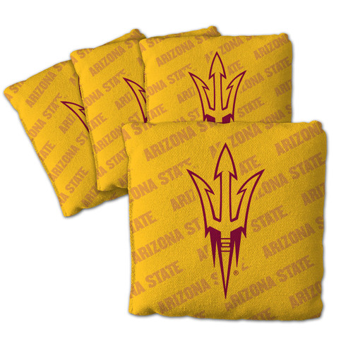 Arizona State Sun Devils Yellow Cornhole Bags - 4 Pack