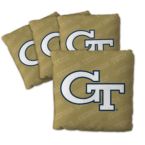 Georgia Tech Yellow Jackets Gold Cornhole Bags - 4 Pack