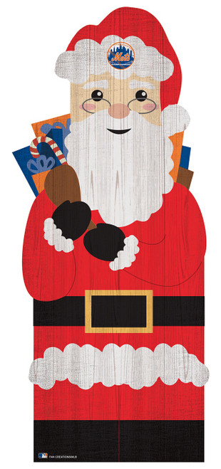 New York Mets 31" Santa Leaner