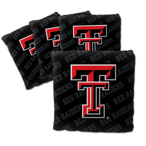 Texas Tech Red Raiders Black Cornhole Bags - 4 Pack